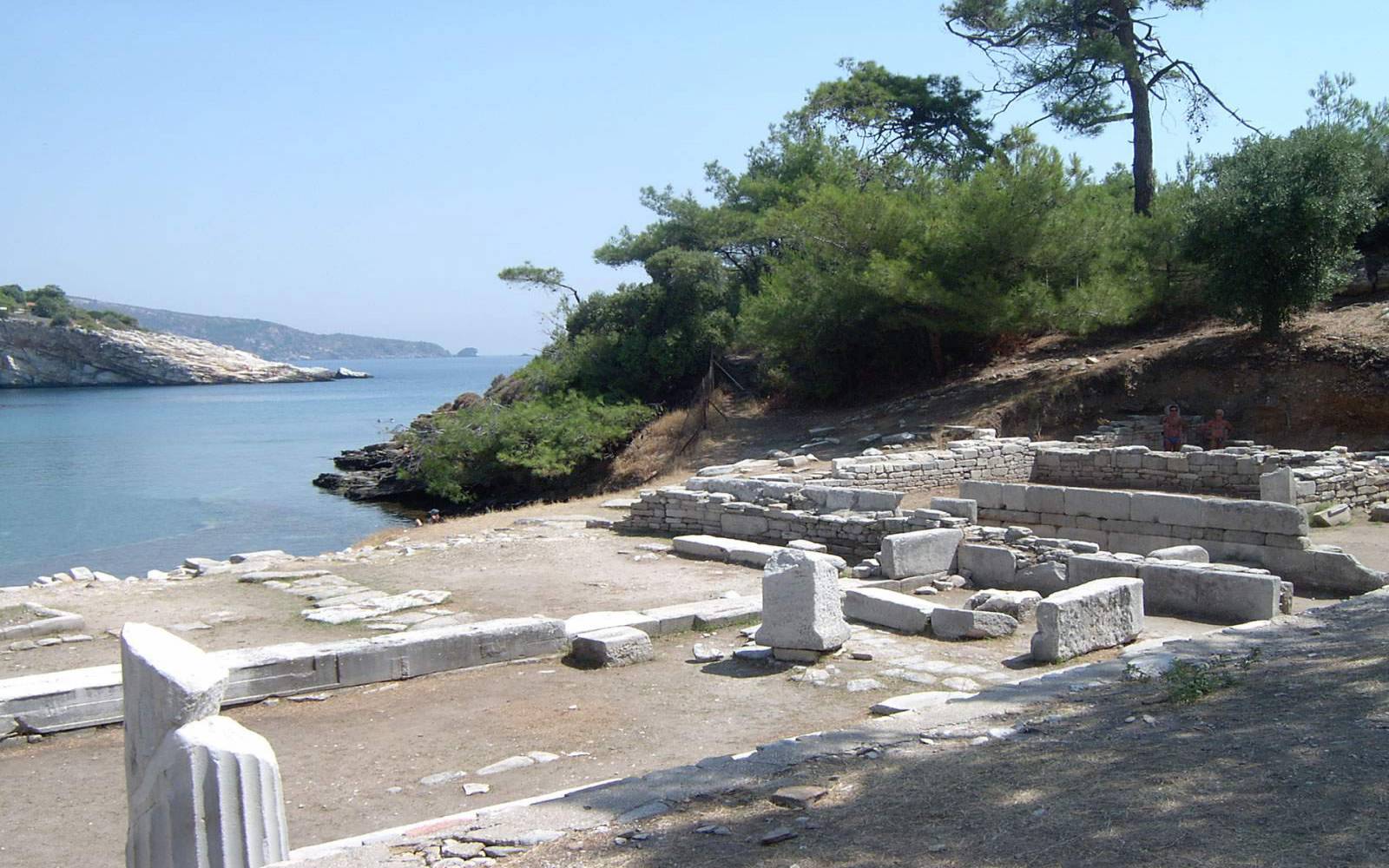 Sanctuary zum Dioskouri gewidmet
